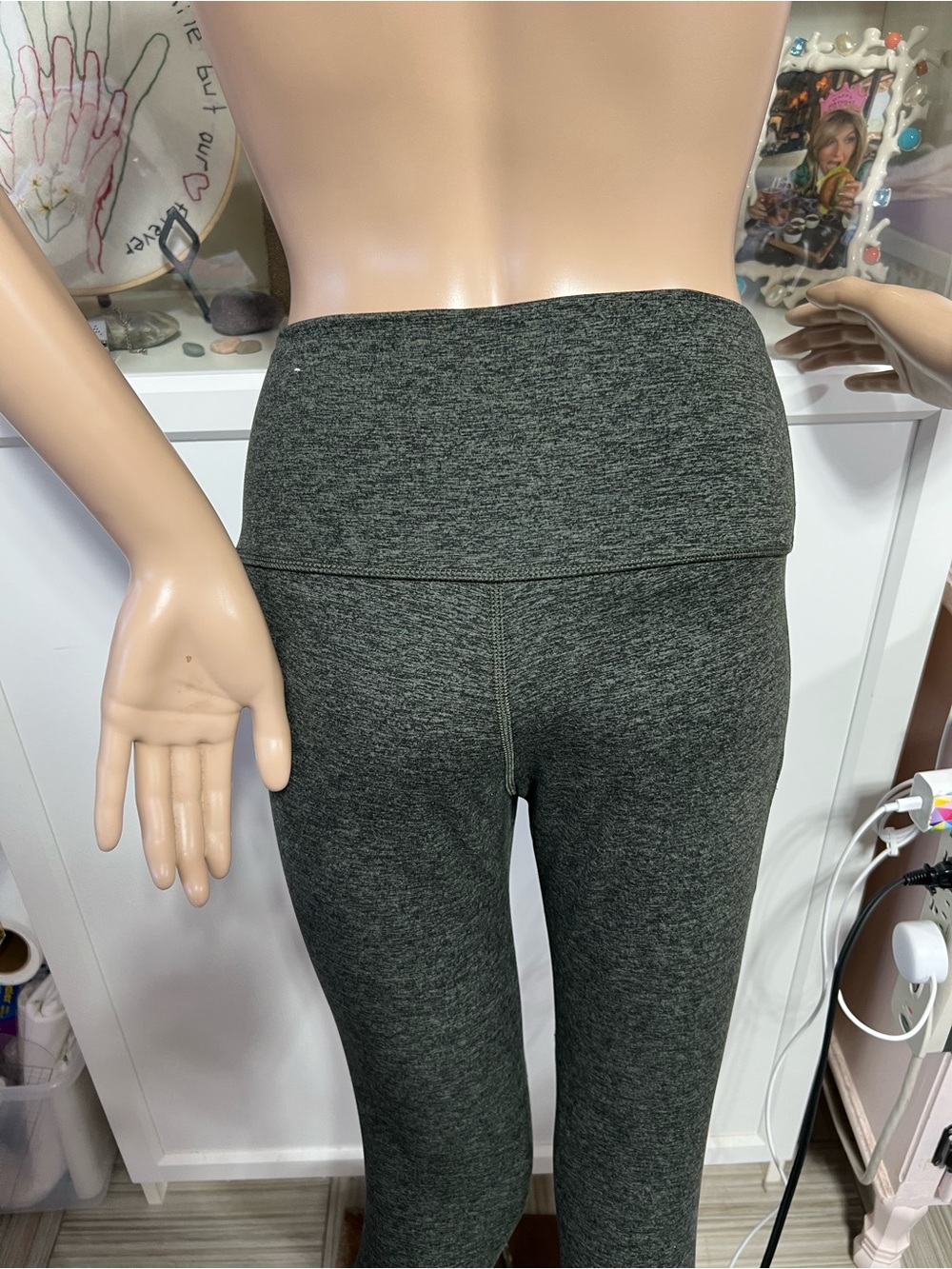 aerie Heather Charcoal High-Waist Leggings